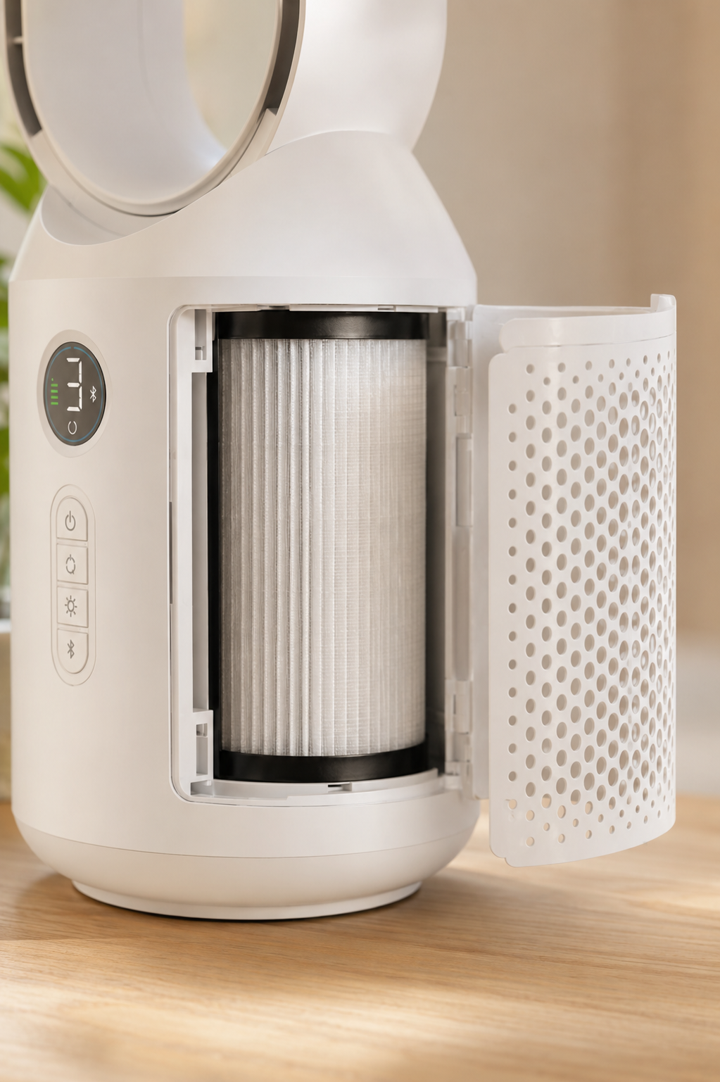 Ventilator mit Bluetooth-Lautsprecher und Nachtlicht