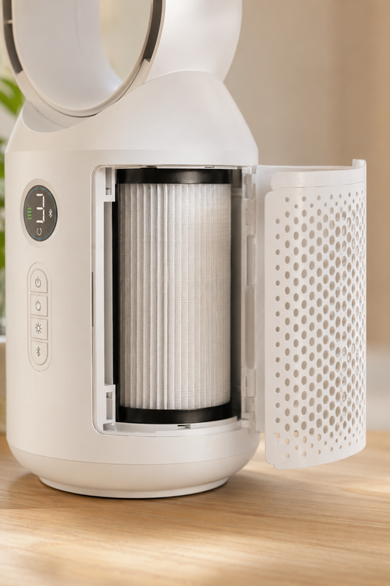 Ventilator mit Bluetooth-Lautsprecher und Nachtlicht