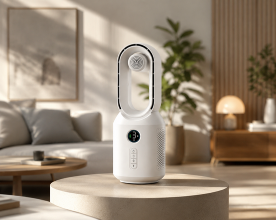 Ventilator mit Bluetooth-Lautsprecher und Nachtlicht